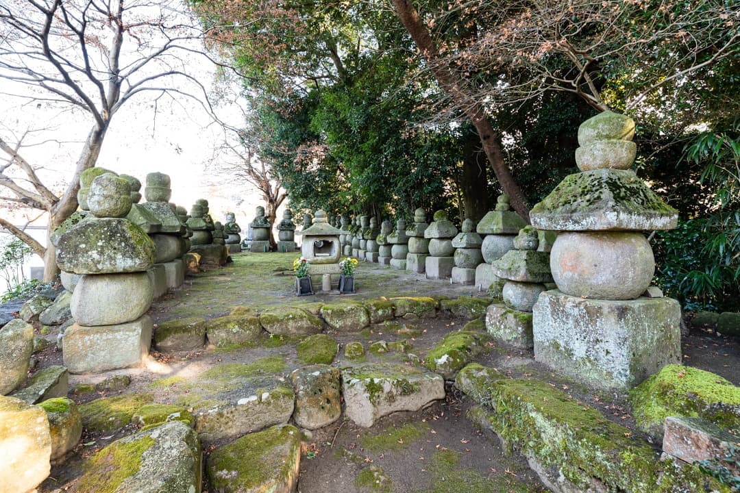 真壁城主累代の墓地及び墓碑群
